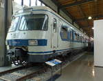 DB S-Bahn München 420 002-8 am 11.02.2020 im Verkehrszentrum vom Deutschen Museum in München.