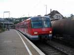 2 Triebzge der Baureihe 420 als S6 nach Leonberg, aufgenommen am 18. August 2008 in Feuerbach.