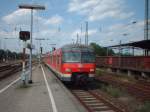 420 390, der letzte Taschenschieber, bei der Einfahrt in Solingen Ohligs.