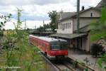 420 282 wartet am 3.9.09 noch ein paar Minuten bis zur Abfahrtszeit in Bad Soden.