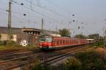 420 265 als S9, Wiesbaden Hbf-Hanau Hbf, kurz nach dem Halt in Mainz Kastel, 10.09.09