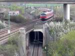 Im Stuttgarter Norden -    Ein S-Bahn-Langzug ca.