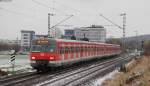 420 421-0 und 438-4  als S6 nach Weil der Stadt in Weilimdorf 10.12.12