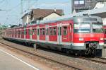 420 455-8 ( 94 80 0420 455-8 D-DB ), Dsseldorfer Waggonfabrik AG, Dsseldorf (DUEWAG) 90748, Baujahr 1994, Eigentmer: DB Regio AG - Region Baden-Wrttemberg, Fahrzeugnutzer: S-Bahn Stuttgart, [D]-Stuttgart, Bh Plochingen, 08.07.2013, Schorndorf Bf