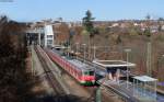 420 461-6 und 420 404-6 als S2 nach Filderstadt in S-Österfeld 28.1.14