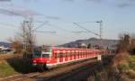 420 471-5 und 420 422-8 als S2 nach Filderstadt bei Stetten 28.1.14