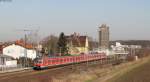 420 331-1 und 420 430-1  als S7 nach Riedstadt Goddelau in Riedstadt Dornheim 24.2.14