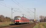 420 265-1  als S7 nach Riedstadt Goddelau bei Riedtstadt Dornheim 24.2.14