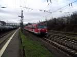 420 xxx-x der S-Bahn Rhein Main als S8 in Mainz Bischofsheim am 20.02.14