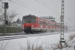 ET 420 425 am 12.03.2013 zwischen Dietesheim und Mühlheim.