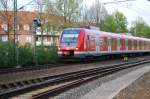 S8 Triebzug 422 029-9 bei der Ausfahrt aus Korschenboich nach Mnchengladbach.