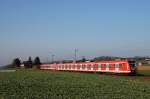 423 083 und 423 143 mit einer S-Bahn zum Ostbahnhof vor Ebenhausen Schftlarn (11.04.2007)