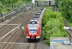 423 047-0 RB nach Düren bei der Einfahrt nach Frechen-Königsdorf - 13.06.2017