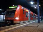 Ein seltenes Bild: Der ET 423 036, so viel ich weiss eigentlich Beheimatet in Kln Deutzerfeld, war fr einen Ausflug in der Region Stuttgart. Hier auf der S1 in Herrenberg am 04.12.2004