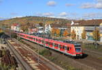 423 311+xxx als Lt Schwabstraße-Plochingen am 27.10.2020 in Oberesslingen.