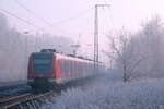 DB Regio 423 xxx (führend) + DB Regio 423 154 // München-Johanneskirchen // 1. Januar 2017
