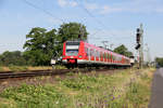 DB Regio 423 057 + 423 046 // Neuss (zwischen Elvekum und Norf) // 3. Januar 2010
