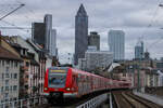 DB Regio 423 444+423 384 als S5, 5. Januar 2021, Frankfurt (Main) West