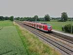 423 102 als S1 nach Freising in Pulling am 3.7.2013.