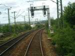 Blick aus dem Fhrerstand des ET423 zwischen Backnang und Stuttgart.
Photo by DJ.Anand