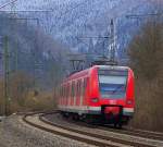 Nachschuss auf den 423 034/534 der mit einer weiteren Einheit(423 052/552) auf dem Weg nach Dren ist.