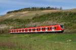 423 030 (S-Bahn Stuttgart) bei Himmelstadt (22.04.2010)