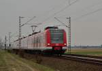 Auch diese S11 nach Dsseldorf Flughafen hat eben den Bahnhof Nievenheim hinter sich gelassen.