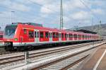 423 531-3 ( 94 80 0423 531-3 D-DB ), Alstom ( LHB ) 423.5-050, Baujahr 1999, DB Regio AG - Region Baden-Wrttemberg, S-Bahn Stuttgart, [D]-Stuttgart, Bh Plochingen, 01.04.2013, Plochingen Bf