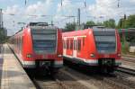 Nicht schn, aber selten: Zwei 423er (119&109) am 10.08.13 am Heimeranplatz