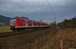 423 364-9 der Münchner S-Bahn am 18.02.14 bei Hermannspiegel Richtung Süden.