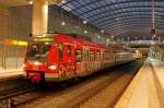 423 535-5 auf der S13 beim Halt am Köln/Bonn Airport am 01.03.2014 