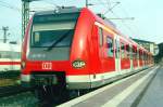 423 521 als S 94228 (Hannover Messe/Laatzen–Nienburg) am 02.07.2000 in Hannover Messe/Laatzen