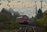 S11 bei der Einfahrt in Neuss-Norf auf dem Weg nach Düsseldorf Flughafen.