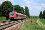 423 313 (94 80 0423 313-6 D-DB) als S6167 - 6967 am 08.06.2013 bei Freising