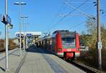 423 040 S12 von Düren nach Au/Sieg beim Halt in Merzenich - 03.12.2015