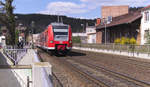 425 134 als RB Trier - Merzig Saar bei der Ausfahrt in Mettlach.