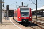 428 088 verlässt am 14.06.2017 den Hauptbahnhof Mannheim als RB in Richtung Waghäusel.