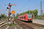 DB Regio 425 523-8 am 21.04.18 als RB58 in Hanau Hbf