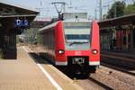 425 316 ist am 31.07.2018 als S1 aus Mannheim in ihrem Zielbahnhof Homburg angekommen und fährt nun in die Abstellung.