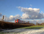 Ein Blick auf die RB33 in Richtung Kohlscheid,Herzogenrath.