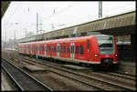 ET 426026 der Haard Bahn steht hier am 19.3.2006 abfahrbereit am Bahnsteig im HBF Münster in Westfalen.