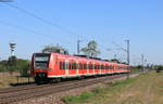 425 084-1 und 425 086-6 als RB 38831 (Mannheim Hbf-Karlsruhe Hbf) bei Wiesental 22.4.20