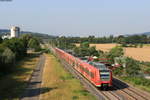 425 305-0 und 425 309-2 als RB 19312 (Tübingen Hbf-Osterburken) bei Tübingen Lustnau 12.8.20