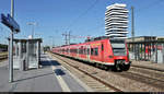 Nachschuss auf 425 804-2 und 425 ??? von DB Regio Baden-Württemberg, im Dienste der Abellio Rail Baden-Württemberg GmbH (Ersatzzug), als verspätete RB 19313 (RB18) von Osterburken nach