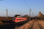 425 045-2 als RB 58115 (Würzburg Hbf – Treuchtlingen) bei Herrnberchtheim 23.2.22