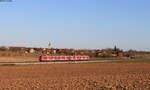 425 045-2 als RB 58134 (Treuchtlingen – Würzburg Hbf) bei Rudolzhofen 23.2.22