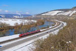 425 326 DB Regio als RB 58079 (Gemünden (Main) - Würzburg Hbf) bei Himmelstadt, 12.02.2021