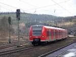 425 152/652 bei der Ausfahrt von Altenbeken am 18.03.08 als S5 von Hannover-Flughafen nach Paderborn.