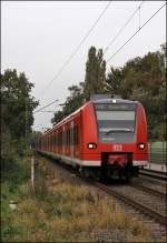 425 029/529 ist mit einem weiteren 425er als RB42 (RB 20252)  HAARD-BAHN  nach Essen unterwegs.