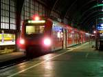 425 088 fahrt als S-Bahn Rhein-Neckar nach Heidelberg Hbf.